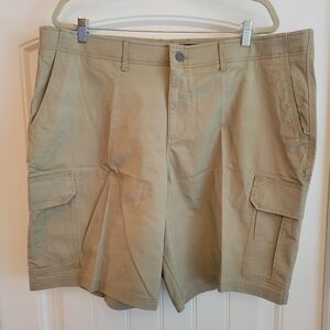 NWT George Men's George Khaki Cargo Shorts Size 46